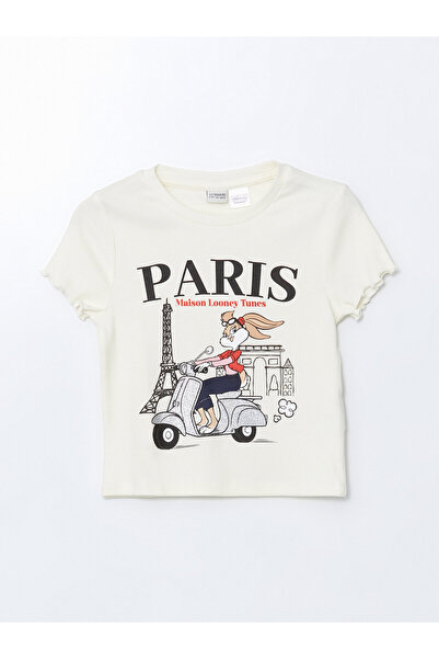 LC Waikiki Tricou de fete cu guler rotund și imprimeu Lola Bunny