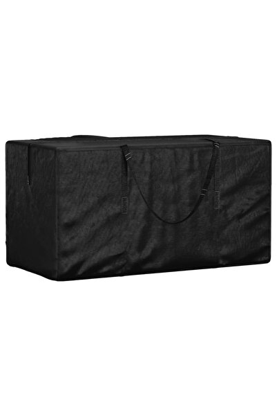 vidaxl Τσάντα Μαξιλαριών Κήπου Μαύρη 150x75x75 εκ. Πολυαιθυλένιο