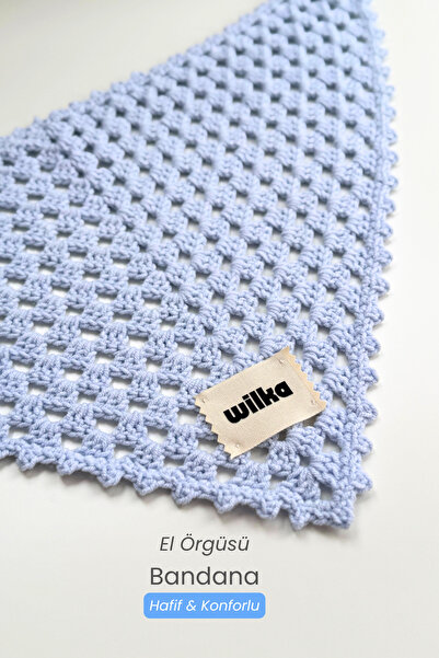 Wilka Bandana de vară pentru femei BEBE BLUE