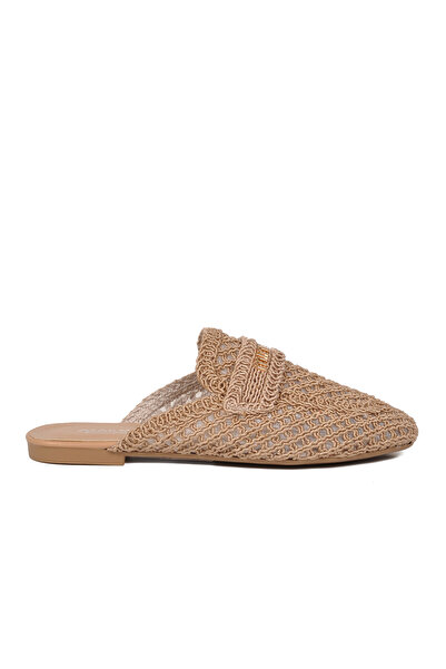 AYAKMOD Taba Knitwear Ελαφριές Γυναικείες Παντόφλες 335391 Z