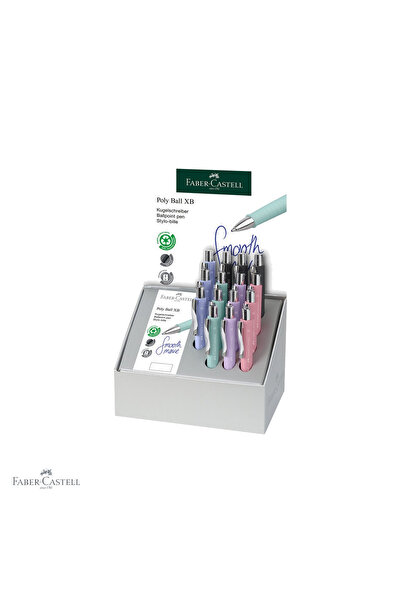 Faber Castell Set de 15 pixuri Faber-Castell Poly Ball XB cu prindere ergonom...