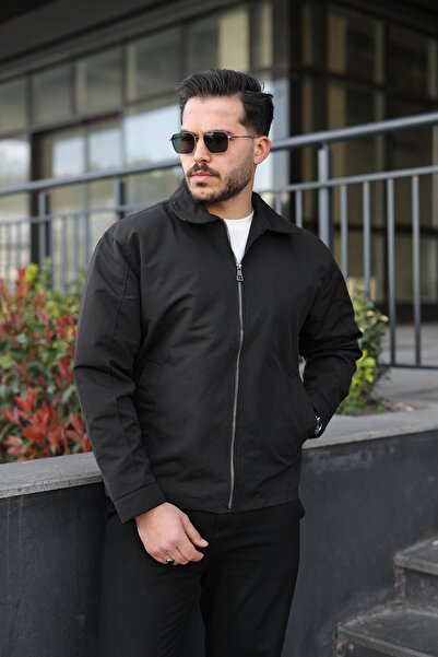 ByTrend Suya Dayanaklı Yakalı Oversize Mevsimlik Mont PLDP 3002_60393-1