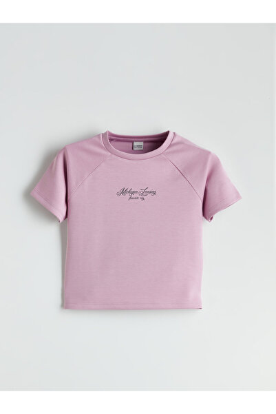 LC Waikiki Tricou de fete cu guler rotund și atingere moale