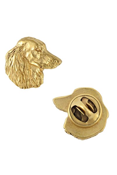Art - Dog Dachshund V - Broșă câine în cutie decorativă, ac elegant placat cu...