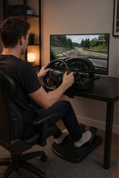 ProDrivers ProDrive 270° Direksiyon Seti Pedallı USB Oyun Direksiyonu PC PS4 Uyumlu