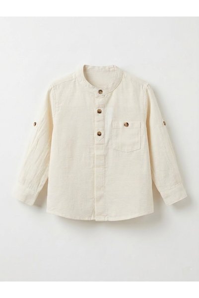 kids republic by meemseen independent Little Classic Linen Button-Up Shirt
