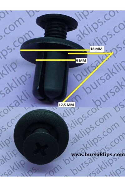 bursaklips 5403- مشبك غطاء المحرك لتويوتا (9 مم) 90467-10206 (10 قطع)