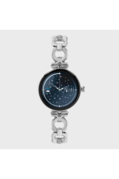 Niah Lyra silver smartwatch, AMOLED 1.04”, steel Belt