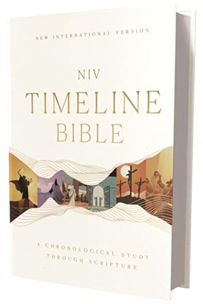 Zondervan NIV, Timeline Bible, Hardcover, Red Letter, Comfort Print: A Chrono...