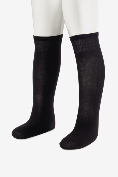 Le Mabelle Μαύρες κάλτσες για κορίτσια μέχρι το γόνατο