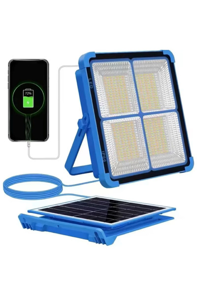 CasaDesteapta.ro Προβολέας LED με ηλιακό πάνελ 100W