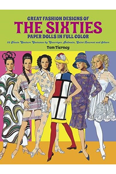 Dover Publications تصاميم الأزياء الرائعة في الستينيات: