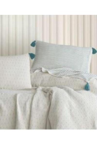 Şaheser Home Collection Κάλυμμα Κρεβατιού Διπλό ermes Τιρκουάζ