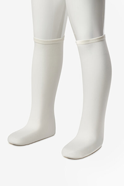 Le Mabelle Κάλτσες για κορίτσια σε χρώμα εκρού μέχρι το γόνατο