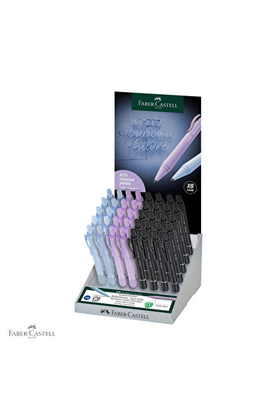 Faber Castell Display cu 40 de pixuri Faber-Castell XB Daily cu cerneală alba...