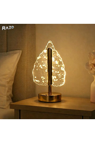 CasaDesteapta.ro Διακοσμητικό φωτιστικό σε σχήμα φύλλου, LED τριών χρωμάτων