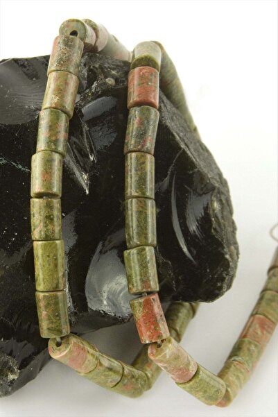 TakÇalıştır 6*8 mm Tube Unakite Stone
