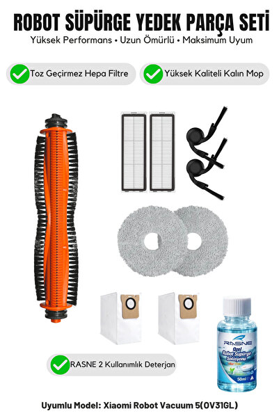 Asgard Grup Aspirator robot 5 (OV31GL) Compatibil 1 perie principală 2 perii ...