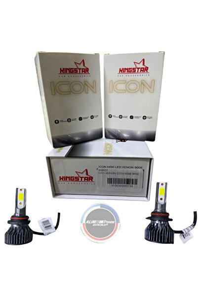ALİMMPOWER GROUP Kingstar Icon Mini LED Xenon Far Ampul - H11 / H4 / H7 / 900...