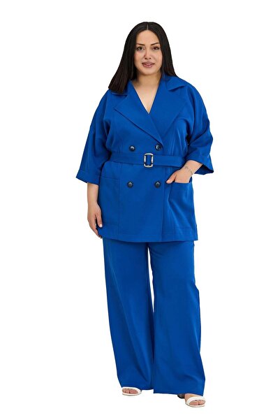 DISENTIS MODEST Μεγάλο μέγεθος, μπουφάν με τρία τέταρτα μανίκια, φαρδύ παντελ...