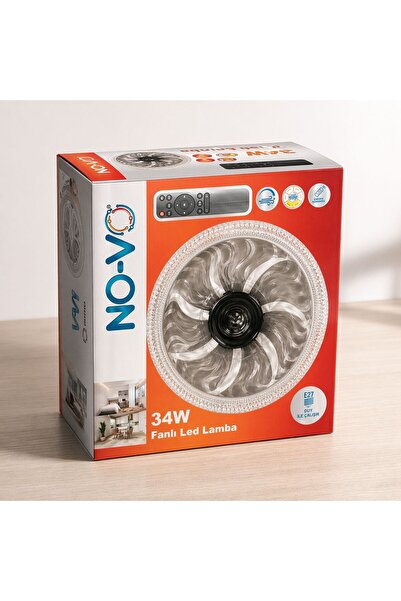 ROZIA FANLI LED LAMBA KUMANDALI NOVO 34W