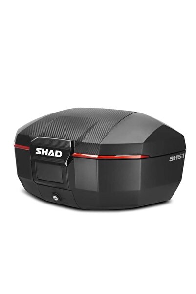 Shad SH51 Karbon Kapaklı Motosiklet Topcase Arka Çanta 51L D0B51106