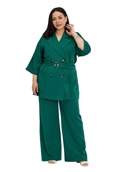 DISENTIS MODEST Σετ δύο τεμαχίων με μπουφάν μεγάλου μεγέθους με τρία τέταρτα ...