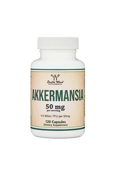 DOUBLE WOOD Akkermansia 50 mg 120 Kapsül – Bağırsak Mikrobiyota Destek