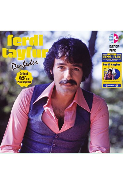 Elenor Müzik RENKLİ PLAK - Ferdi Tayfur / Derbeder (Mavi LP)