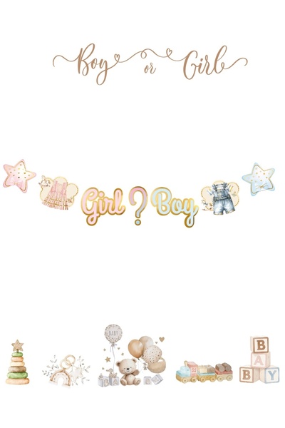 kidspartim Πάρτι Αποκάλυψης Φύλου - Χάρτινο Φόρεμα Αγοριού/Κοριτσιού με Λεπτο...
