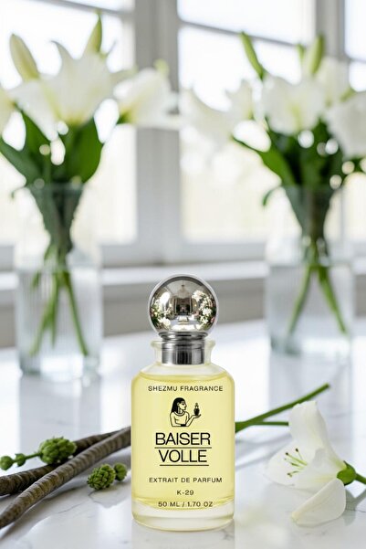 Shezmu Fragrance Baiser Vole Kadın Extrait de Parfum -Saf, Pudralı ve Zarif Ç...