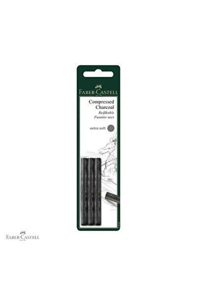 Faber Castell Blister cu 3 bucăți de cărbune presat Faber-Castell Pitt Monoch...