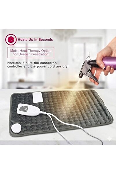 CFT Large Electric Heating Pad (12" x 24") for Back, Shoulder, and Neck Pain Relief