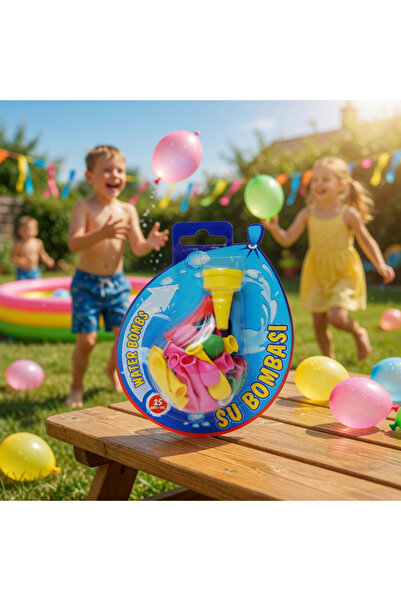DODOMAR Water Balloon Nozzle 25-Piece Blister Set Water Balloon Filling Appar...