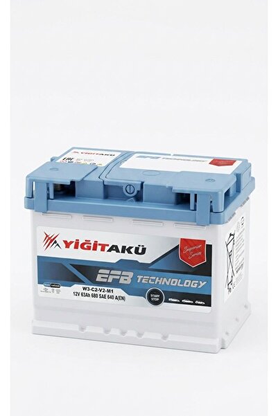 YİĞİT AKÜ 12V 63Ah 680A (SAE) EFB Start-Stop Akü
