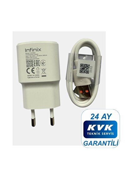 INFINIX 10W (Watt) Hızlı Şarj Aleti Adaptörü Kablo Seti Orıjinal ( Kvk Teknik...