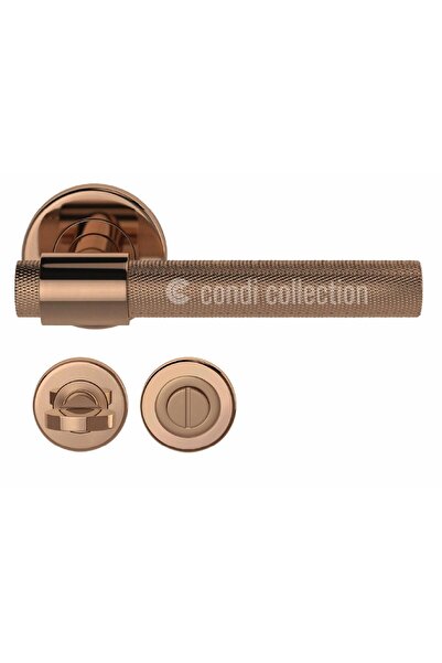 Condi Collection مقبض باب من الفولاذ المقاوم للصدأ PVD برونزي موديل 2011