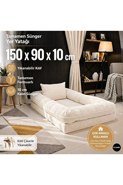 COLORMİX Tamamen sünger Yer Yatağı Çocuk Bebek Oyun Alanı Minderi