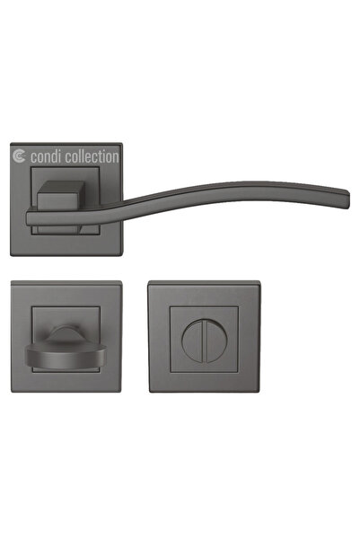 Condi Collection مقبض باب من الفولاذ المقاوم للصدأ 701K PVD Fume WC