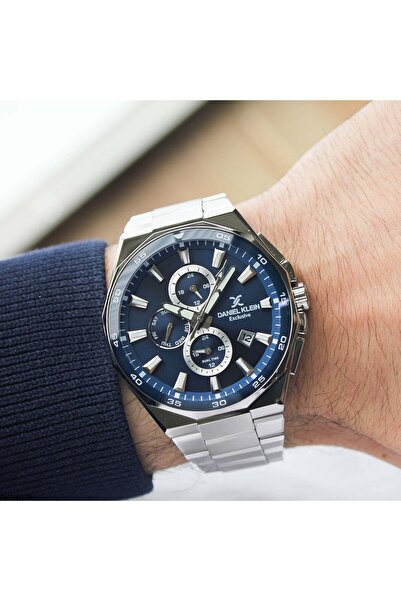 Daniel Klein Dk300178 Men's Wristwatch with Steel Strap