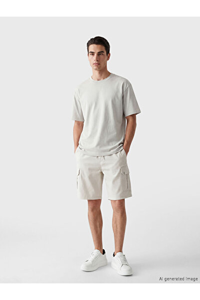 LC Waikiki Standard Fit Men's Gabardine Cargo Shorts for Style Enthusiasts fr...
