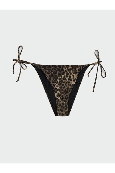 LC Waikiki Parte de jos de bikini cu imprimeu leopard