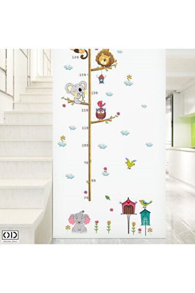 ORIGINAL DEALS Height Measurement Sticker for Kids with Wild Animals and Bird...