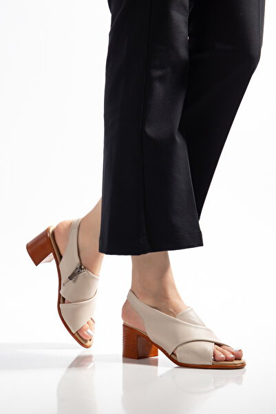 KÜBRA Γυναικεία ανοιχτά παπούτσια με τακούνι