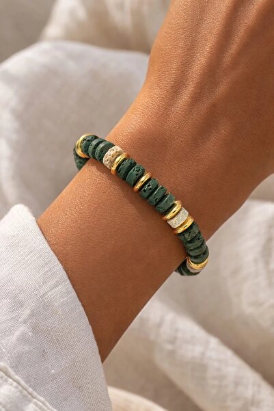 B Design jewelry Petalia Nefti Yeşil Bileklik