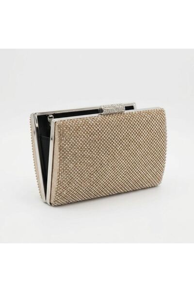 Alphus Κομψή γυναικεία βραδινή τσάντα φορέματος με πέτρινη θήκη Varol