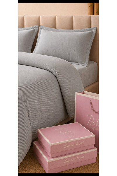 Lenjerie de pat Ranforce 100% Bumbac, 6 piese, Husă 180x200x25, Set Premium miniatura 3