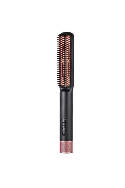 Tradeo Portable 45W 3D High-Density Ceramic Hair Straightening Brush - Compac...