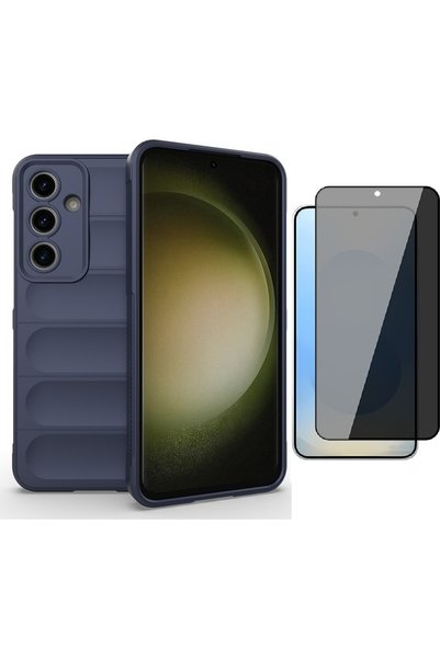 Vendas Galaxy A36 Case Flexible Tpu Hollowed Out Back Surface Zore Ethnic Silicone Cover +Ghost Screen Protector