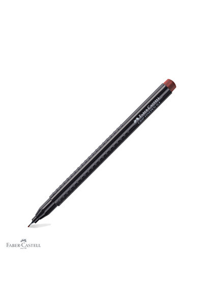 Faber Castell Pix cu mine de 0.4 mm, maro, Faber-Castell Grip, formă ergonomi...
